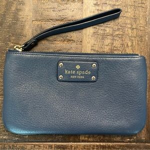 Kate Spade wristlet blue